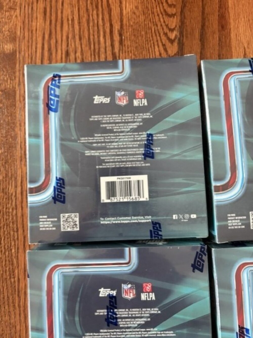 2025 TOPPS CHROME MEGA BOX NFL FOOTBALL (lot of 4) Brand New Sealed - Picture 6 of 9
